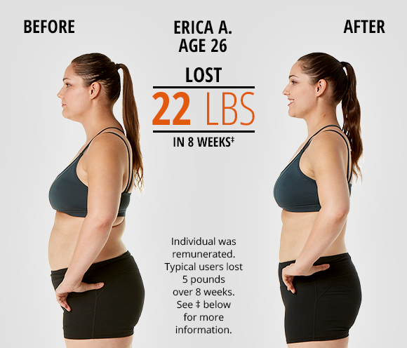 Erica’s Weight Loss Before and After Photos